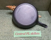 BSR 7 Century Series Made In USA Birmingham Stove and Range Cast Iron Skillet Circa After 1967 Vintage