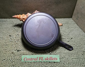 BSR #8 Red Mountain Series Cast Iron Skillet with Makers Mark 8G Circa 1930 to the 1940's Vintage