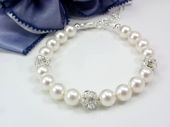 Bridesmaid Pearl Bracelet Bridesmaid Gift Pearl | Etsy