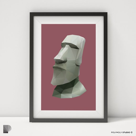 Moai Meme Art Board Prints for Sale