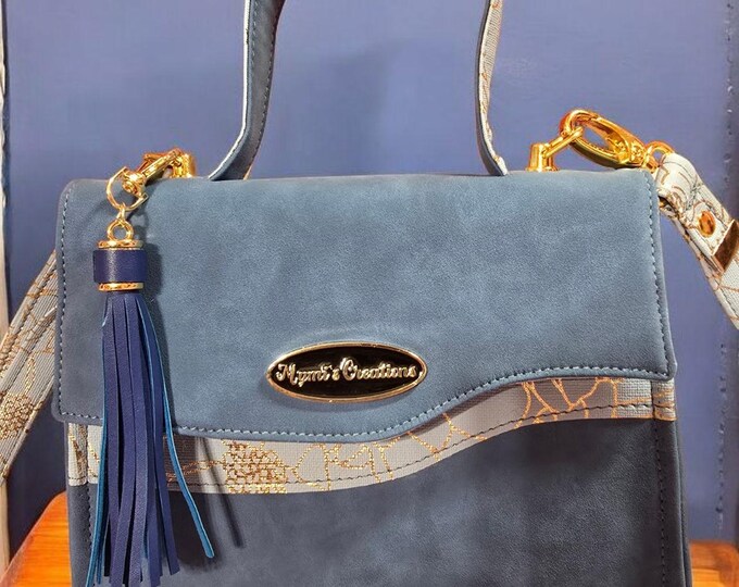 Handmade crossbody bag, shoulder bag, handbag, faux suede gifts for her Mother's Day