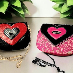 Handmade Valentine&#39;s day crossbody bag shoulder bag purse gifts for her, heart shape, Mother&#39;s Day gifts