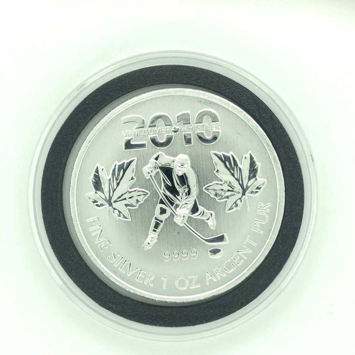 2010 Vancouver Olympic Games Silver Coin 9999 Etsy
