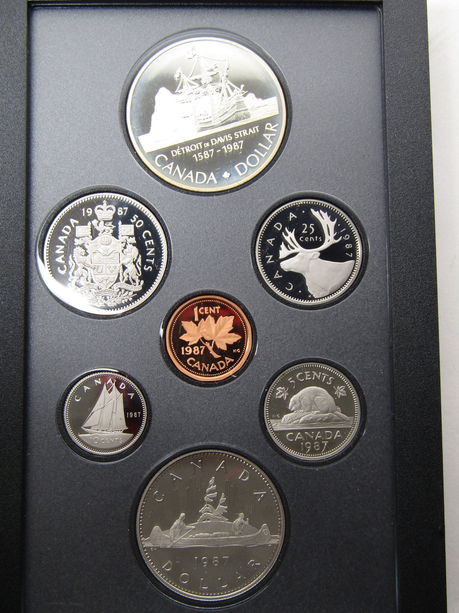 1987 Royal Canadian Mint Coin Set Etsy 1987 Royal Canadian Mint Coin Set Etsy