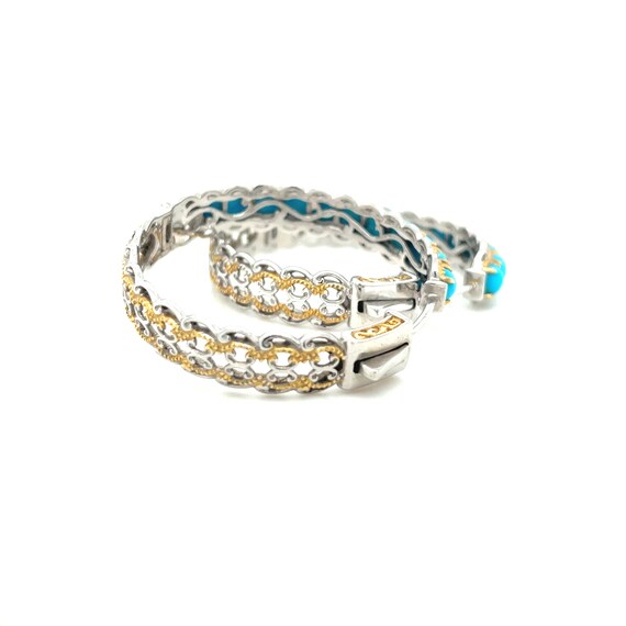 Michael Valitutti Turquoise and Sterling Silver H… - image 5