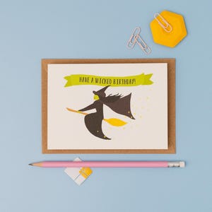 Wicked witch birthday card image 2