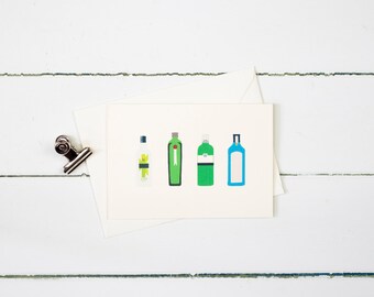 Gin Greetings Card