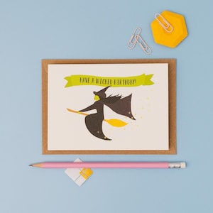 Wicked witch birthday card image 1