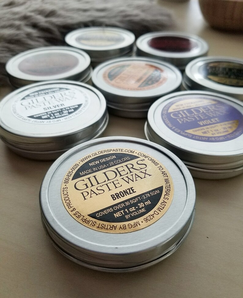 Gilders Paste Wax Bronze 1 oz. 30 ml Coloring Etsy