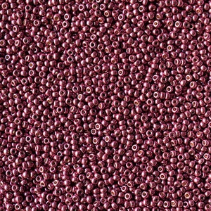 11/0 Duracoat Galvanized Magenta #94219 - Größe 11 Miyuki Runde Rocailles - 23 Gramm Tube - 11/0 Rocailles 11-94219