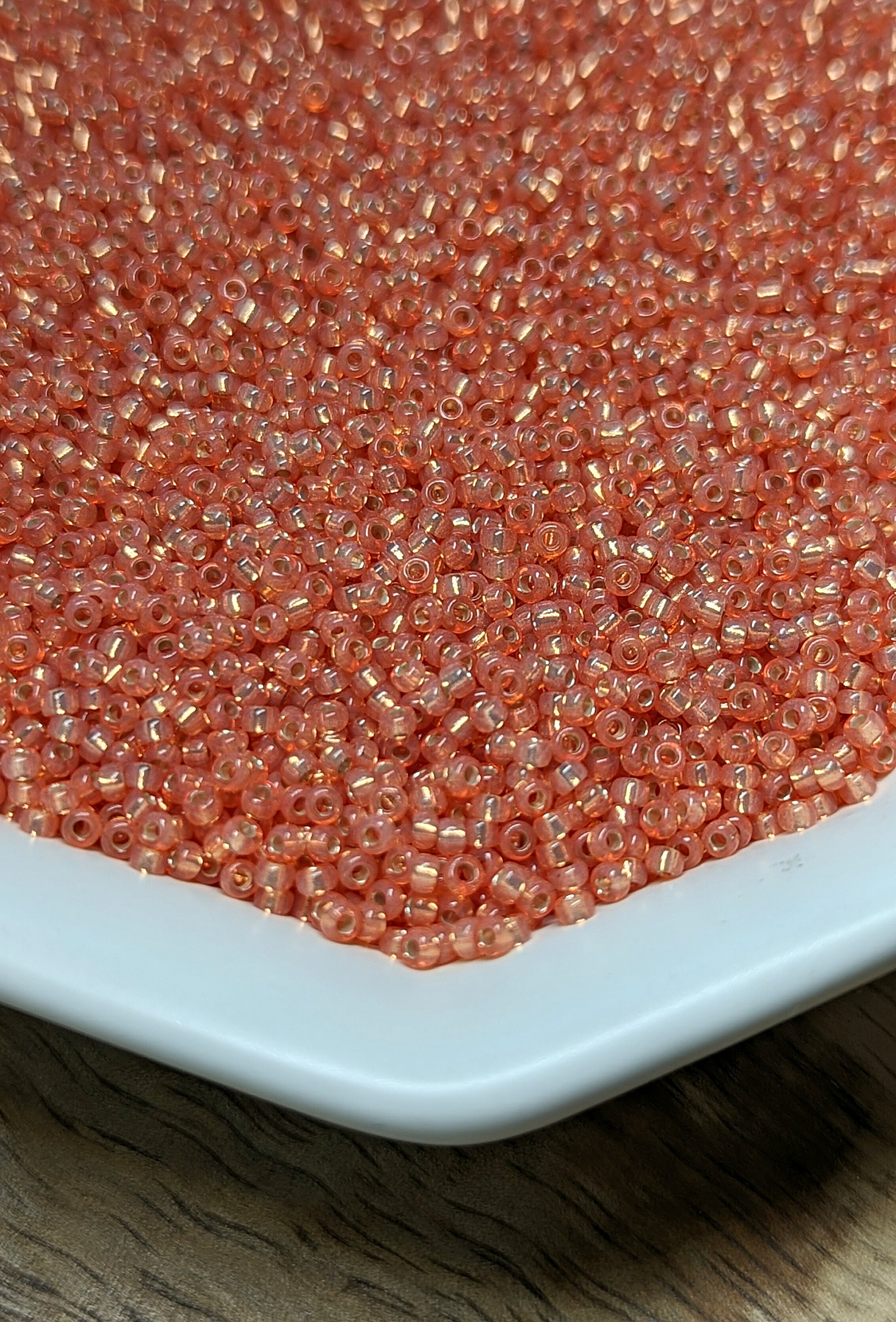 11/0 S/L Dyed Salmon #9553 - Size 11 Miyuki Round Seed Beads