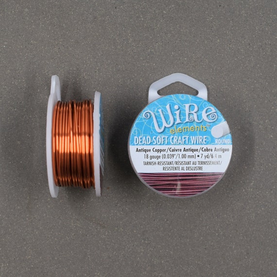 Craft Wire, Round - Antique Copper Craft Wire, Round - Antique Copper