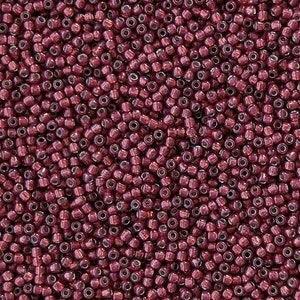 11/0 Silver-lined Pomegranate #2113 - Size 11 Toho Round Seed Beads - 23 gram tube - 11/0 seed beads TR-11-2113