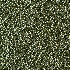 11/0 Duracoat gegalvaniseerd zeegroen #94215 - maat 11 Miyuki ronde rocailles - tube 23 gram - 11/0 rocailles 11-94215