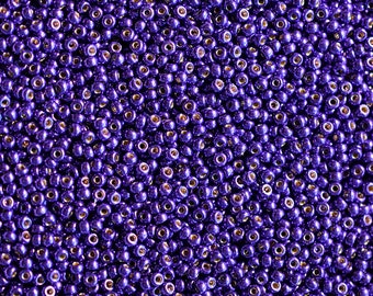 11/0 Duracoat Galvanized Lilac Night #95110 - Size 11 Miyuki Round Seed Beads - 23 gram tube - 11/0 seed beads 11-951108