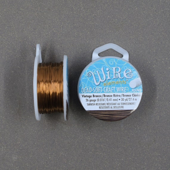 Craft Wire, Round - Vintage Bronze Craft Wire, Round - Vintage Bronze