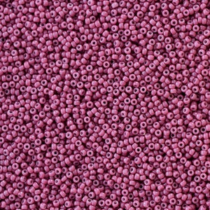 11/0 Duracoat Opaque Dyed Violet #94468 – Größe 11 Miyuki Runde Rocailles – 23-Gramm-Tube – 11/0 Rocailles 11-94468