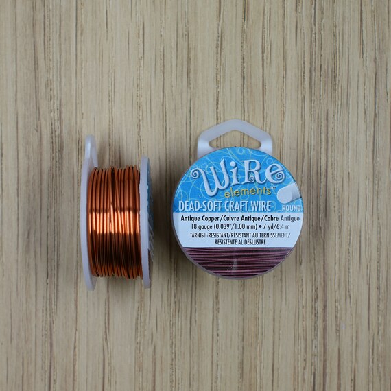 Craft Wire, Round - Antique Copper Craft Wire, Round - Antique Copper