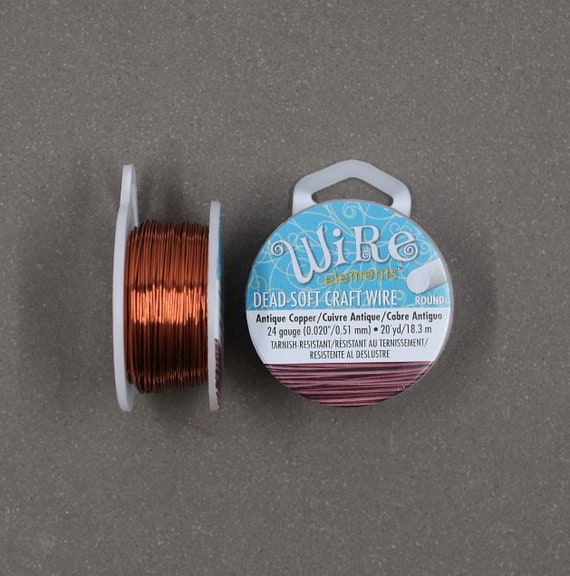 Craft Wire, Round - Antique Copper Craft Wire, Round - Antique Copper