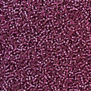 11/0 Duracoat S/L gefärbtes Hot Pink #94269 – Größe 11 runde Miyuki-Rocailles – 23-Gramm-Tube – 11/0 Rocailles 11-94269