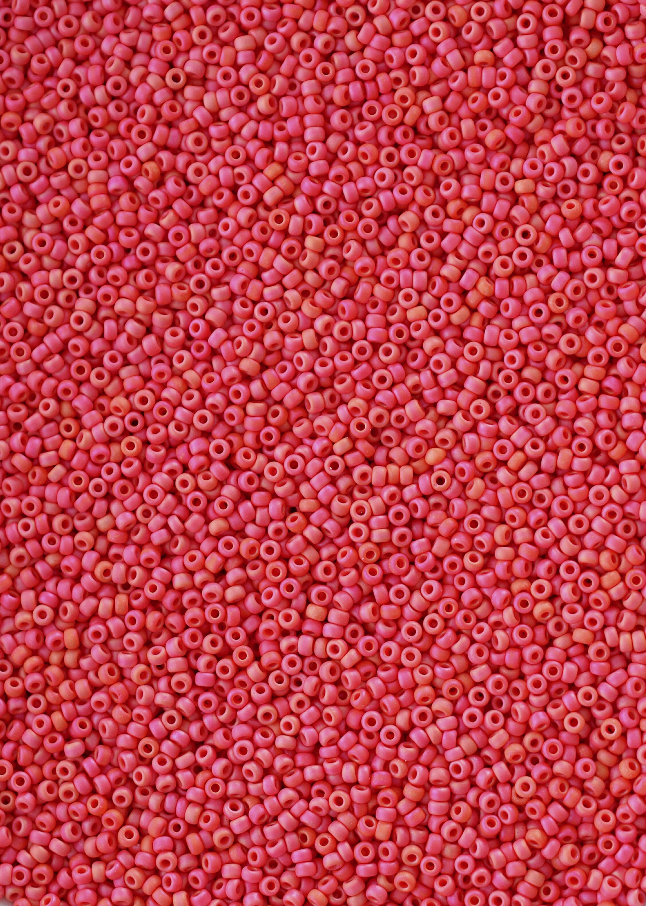 11-4696, Miyuki 22g Frost Opaque Glaze Rainbow Dark Red 11-4696, Miyuki 22g Frost Opaque Glaze Rainbow Dark Red