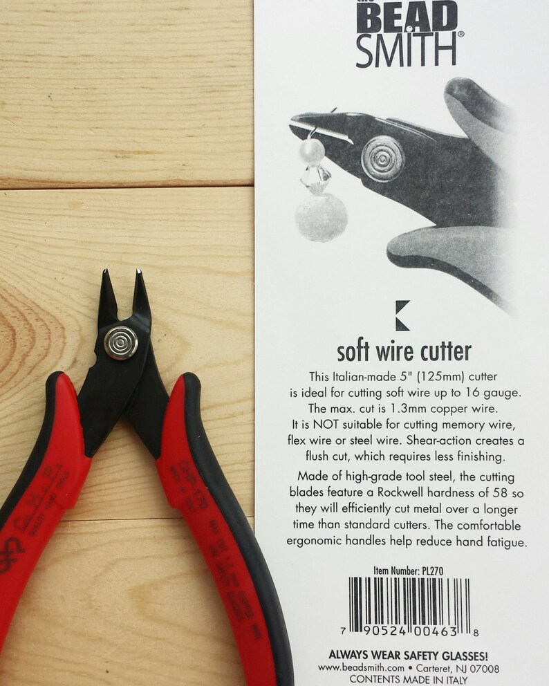 Soft Wire Cutter Beadsmith Flush Cut Wire Cutter Etsy
