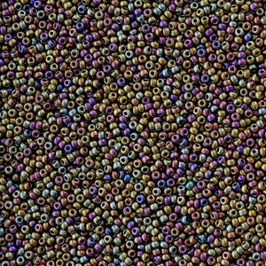 11/0 Metallic Purple Gold Iris #9188 - Size 11 Miyuki Round Seed Beads - 23 gram tube - 11/0 seed beads 11-9188