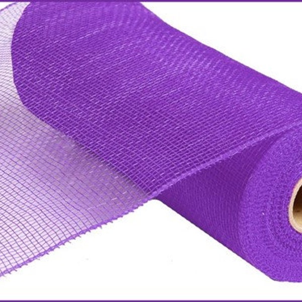 DECO MESH - Poly Mesh - 10" Poly Mesh - Wreath - Purple Deco Mesh