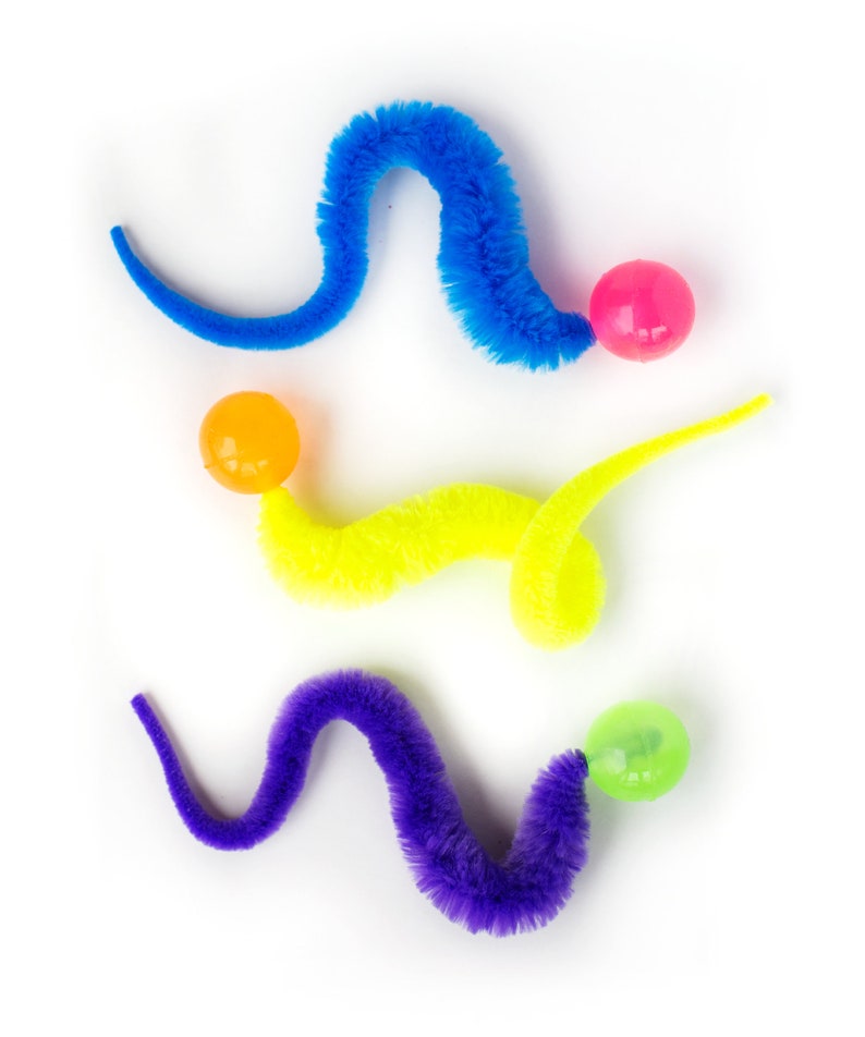 Cat Toy Ball Glowinthedark Wiggly Ball Best Cat Toy Etsy UK