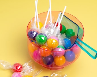 Candy Cat Toy – Refillable Silvervine Scent Ball, 2pk Pop-n-Purr Candy and Lolly