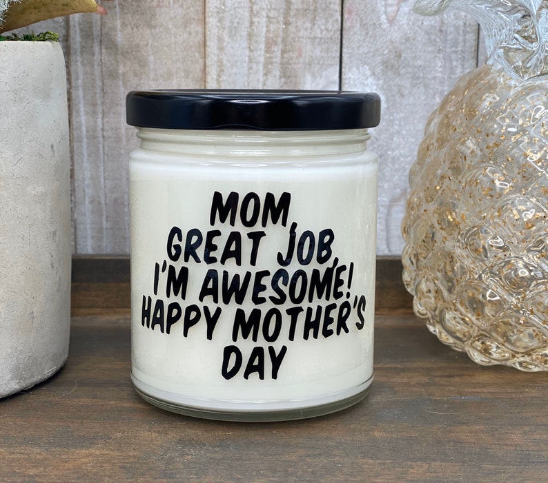 Mothers Day funny mom candle soy candle gift for mom Etsy