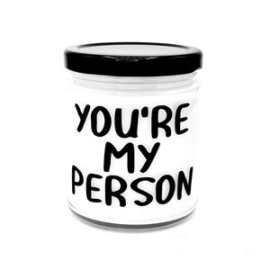 Galentine's gift, You’re my person, best friend gift, Valentine’s gift, home decor, candles,