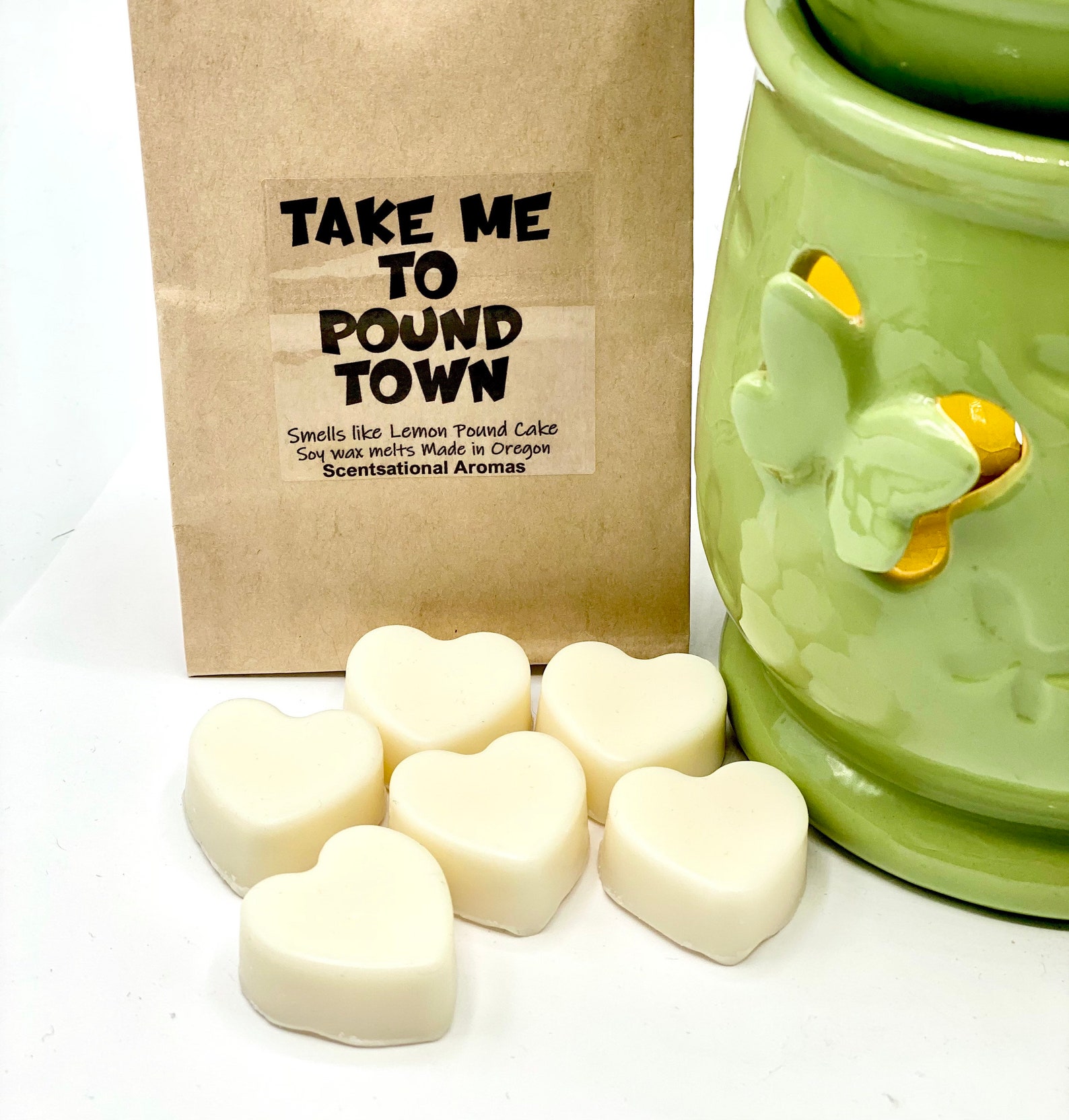 Lemon Pound Cake wax melts soy wax funny wax melts heart Etsy
