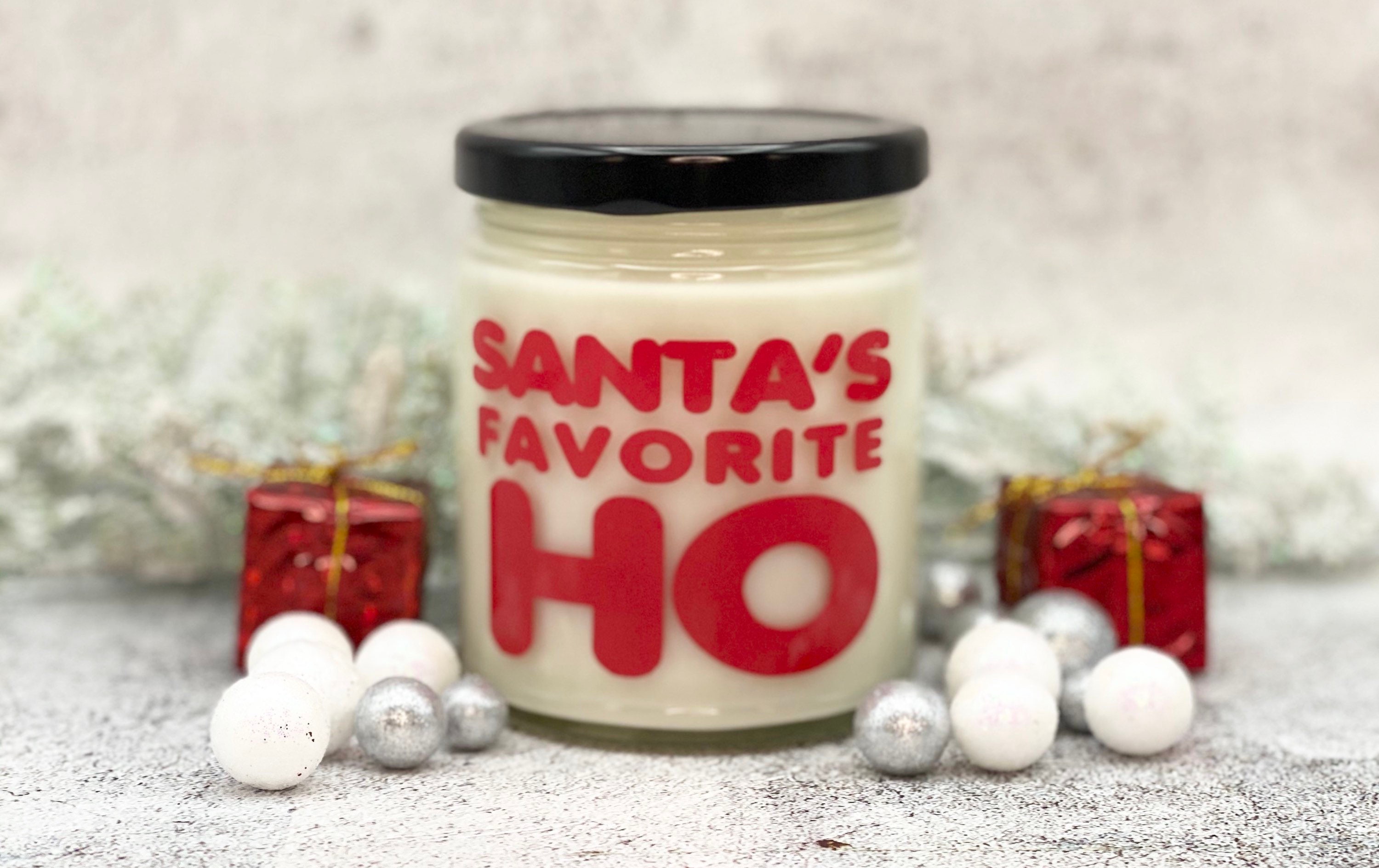 Funny Christmas candle Christmas decor Merry Christmas soy Etsy