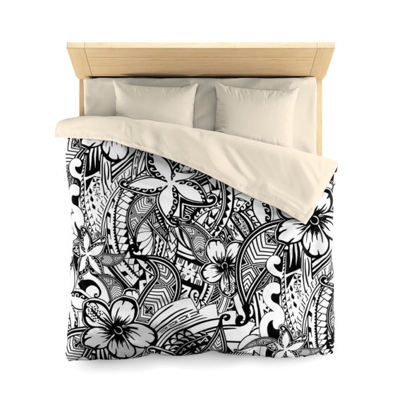 Couverture De Duvet Tribal Tatoo Tribal Hawaïen