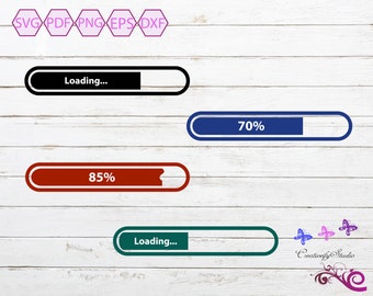 Loading Bar Svg Etsy Loading Bar Svg Etsy