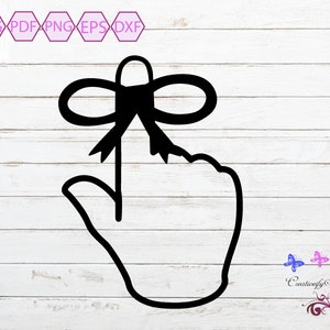 String On Finger Reminder SVG, Don't Forget, Forgetful People, Chore Reminder, Remember To Do, Small Commercial Use, Digital Download