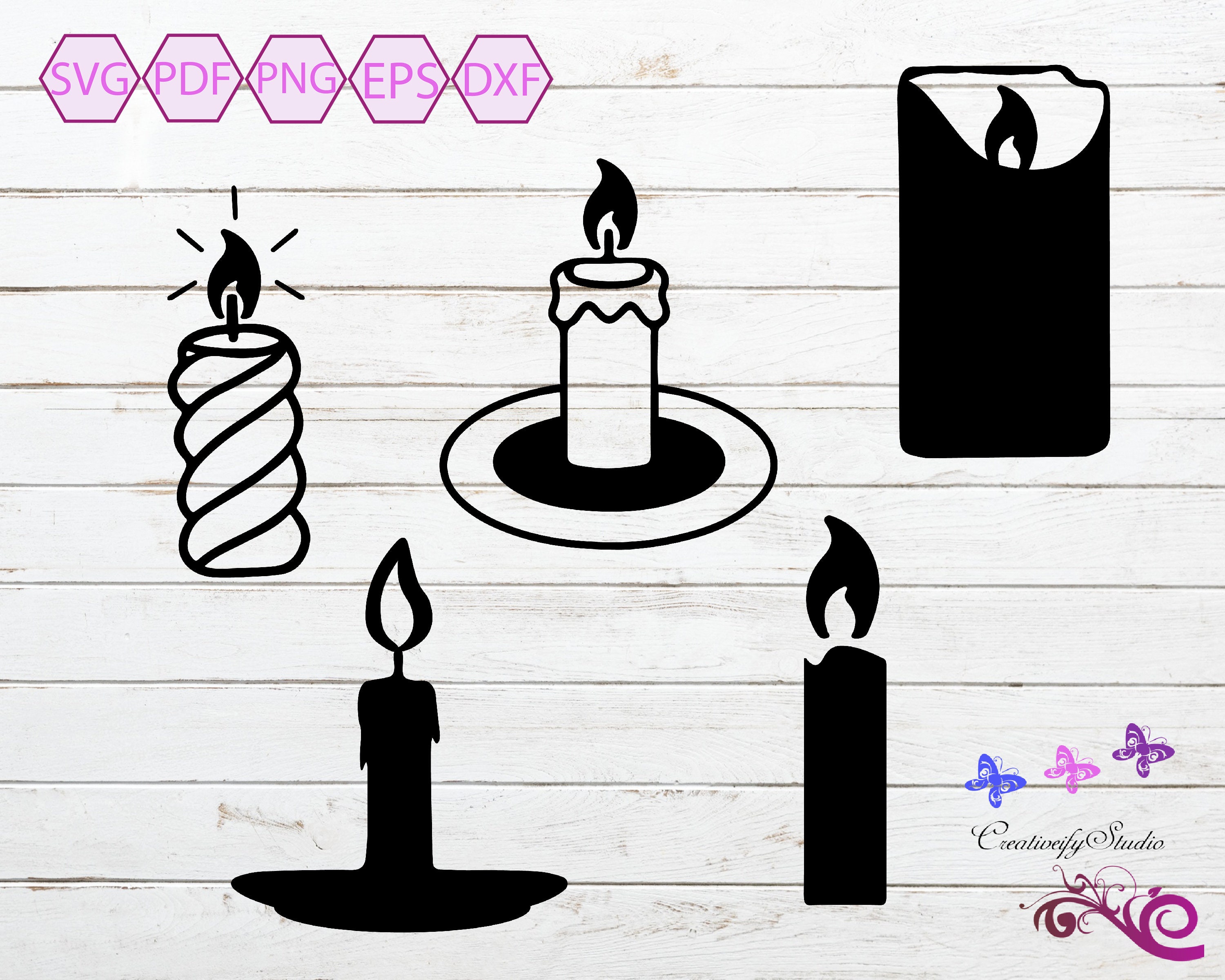 Melting Candle Wax Clipart