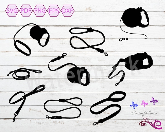 Dog Leashes SVG Clipart, Walking The Dog, Dog Park, Dog Lead, Pet Leash SVG, Family Walk, Cricut Vector, Family Pet, Digital Download