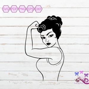 Pinup Girl SVG, Beautiful Girl, Vintage Pinup, Sexy Woman, Stylish Girl, Tshirt Image, Decal Design, Woman Pose, Digital Download