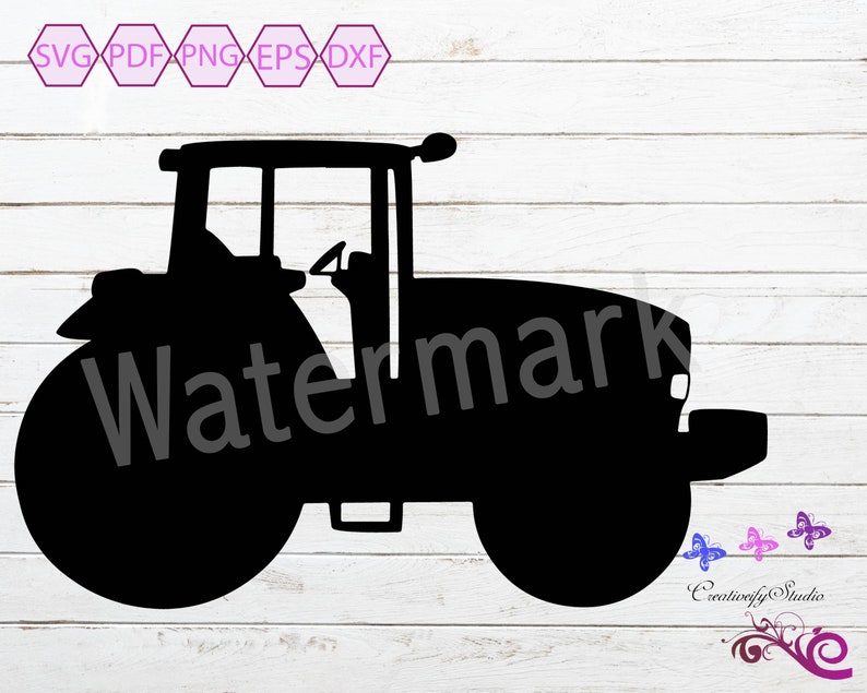 Download Tractor Svg Silhouette Clipart Tractor Vector Digital Download Construction Svg Transportation Clipart Tractor Kids Farm Tractor Clip Art Art Collectibles