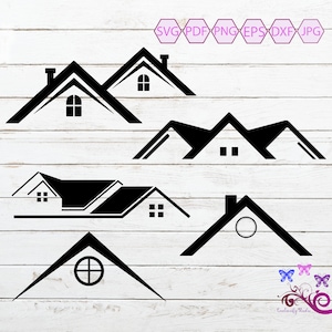 House SVG, New Home, Roof Frame, New House Purchase, First Time Buyer, Roof Top, Construction SVG, Real Estate, House Roof, Digital Download