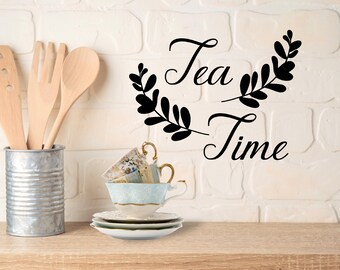 Tea Time Party SVG, Tea Kettle, Cuppa Tea, Hot Beverage, Steeped Drink, Morning Wake Up, Tea Bags, Hot Brew, Digital Download