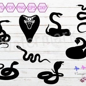 Snake Silhouette SVG Clipart, Python Clipart SVG, Snake Images, Car Window Decal, Viper SVG, Reptile Clipart, Snake Vector, Digital Download
