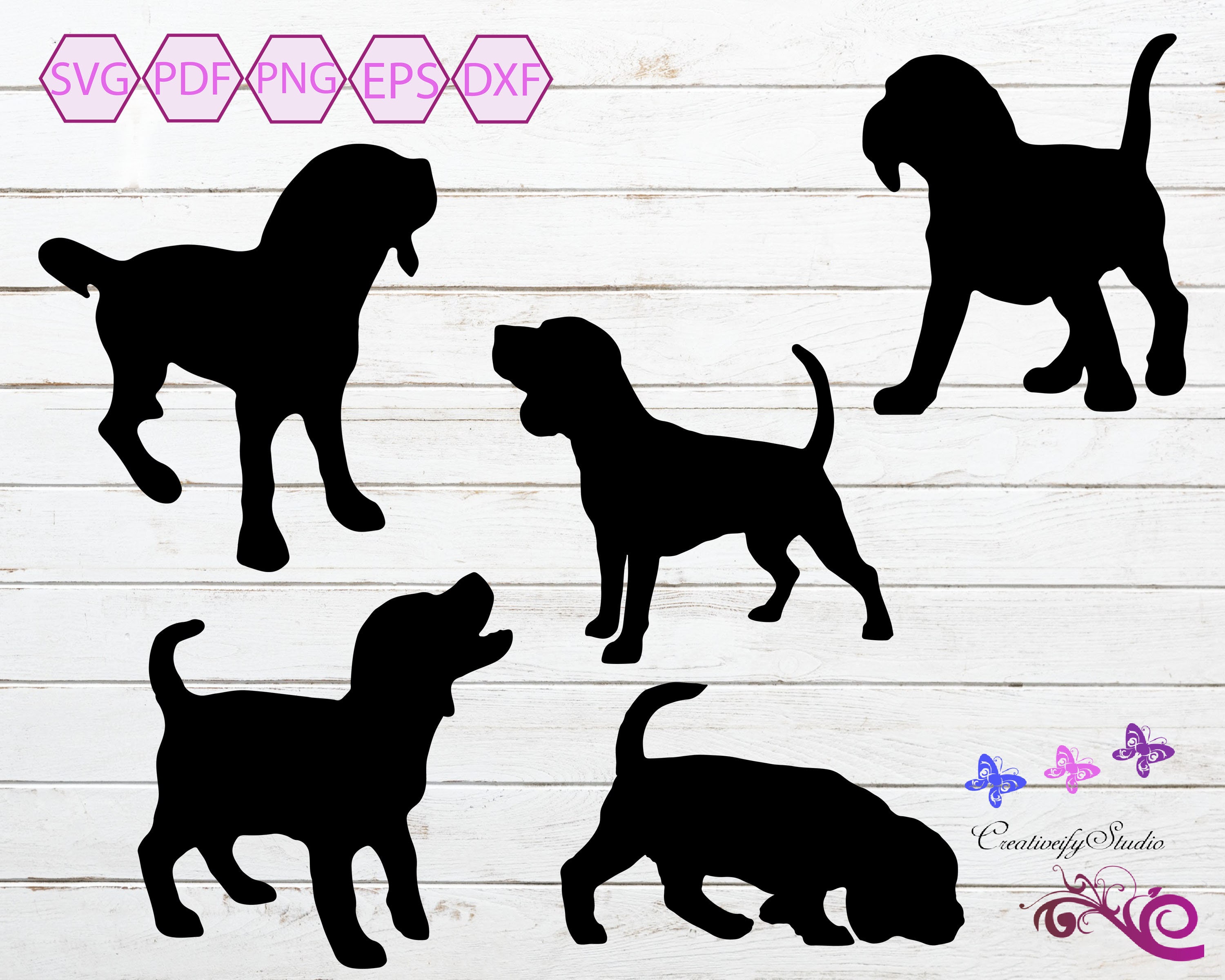 Download Beagle SVG Clipart Dog Clipart Pet Lover Dogs SVG Dog | Etsy