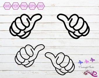 Thumbs Up SVG, This Guy, Double Thumbs, This Girl, Two Thumbs, Pointing Thumbs, Hand SVG, Cut File, Awesome SVG, Digital Download