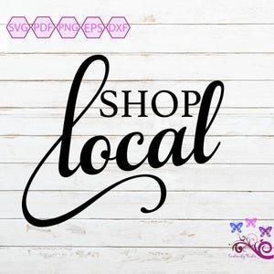 Shop Local SVG, Support Local Business, Shop Small, Addicted To Shopping, Retail Therapy, On Sale, Credit Card, Digital Download