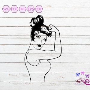 Pinup Girl SVG, Beautiful Girl, Vintage Pinup, Sexy Woman, Stylish Girl, Tshirt Image, Decal Design, Woman Pose, Digital Download