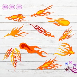 Fire SVG, Fire Bundle, Fire Flame, Flame Clipart, Campfire SVG, Fire Ball, Forest Fire, Fire Silhouette, Hot Flames, Digital Download