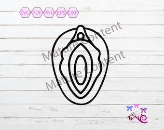Vagina SVG, Female Genitals, Female Vulva, Vagina Clipart, Clitoris SVG, Vaginal Opening, Love Tunnel, Muscular Canal, Digital Download